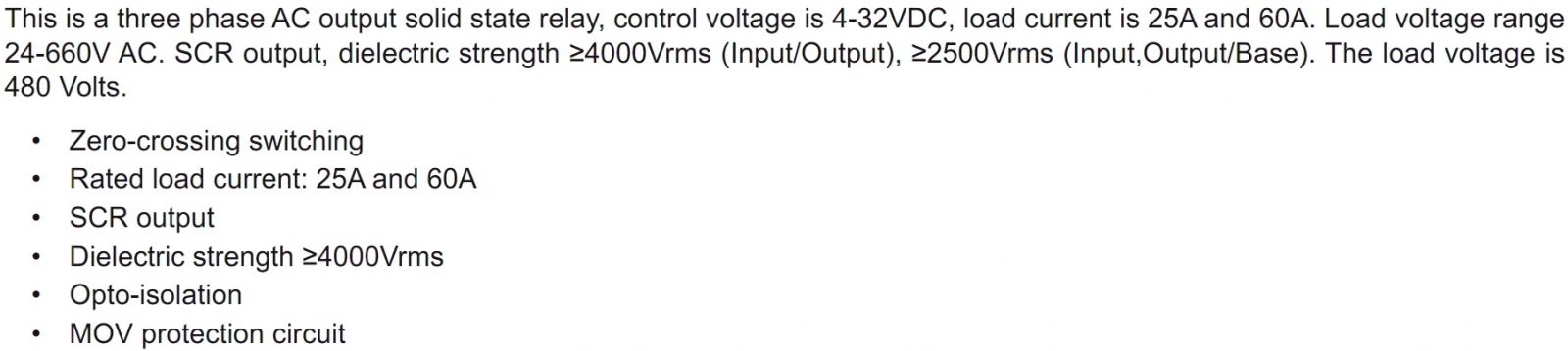 ממסר מצב מוצק MULTICOMP PRO MCKSQF480D25 TEXT